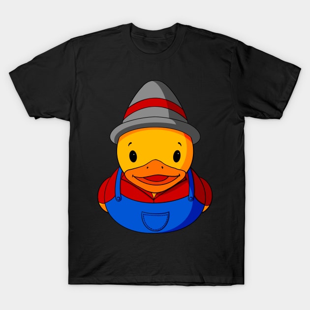 Farmer Rubber Duck T-Shirt by Alisha Ober Designs